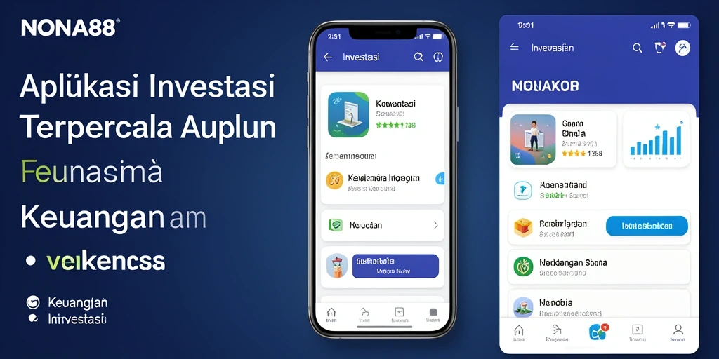Antarmuka aplikasi NONA88 yang mudah digunakan untuk investasi.